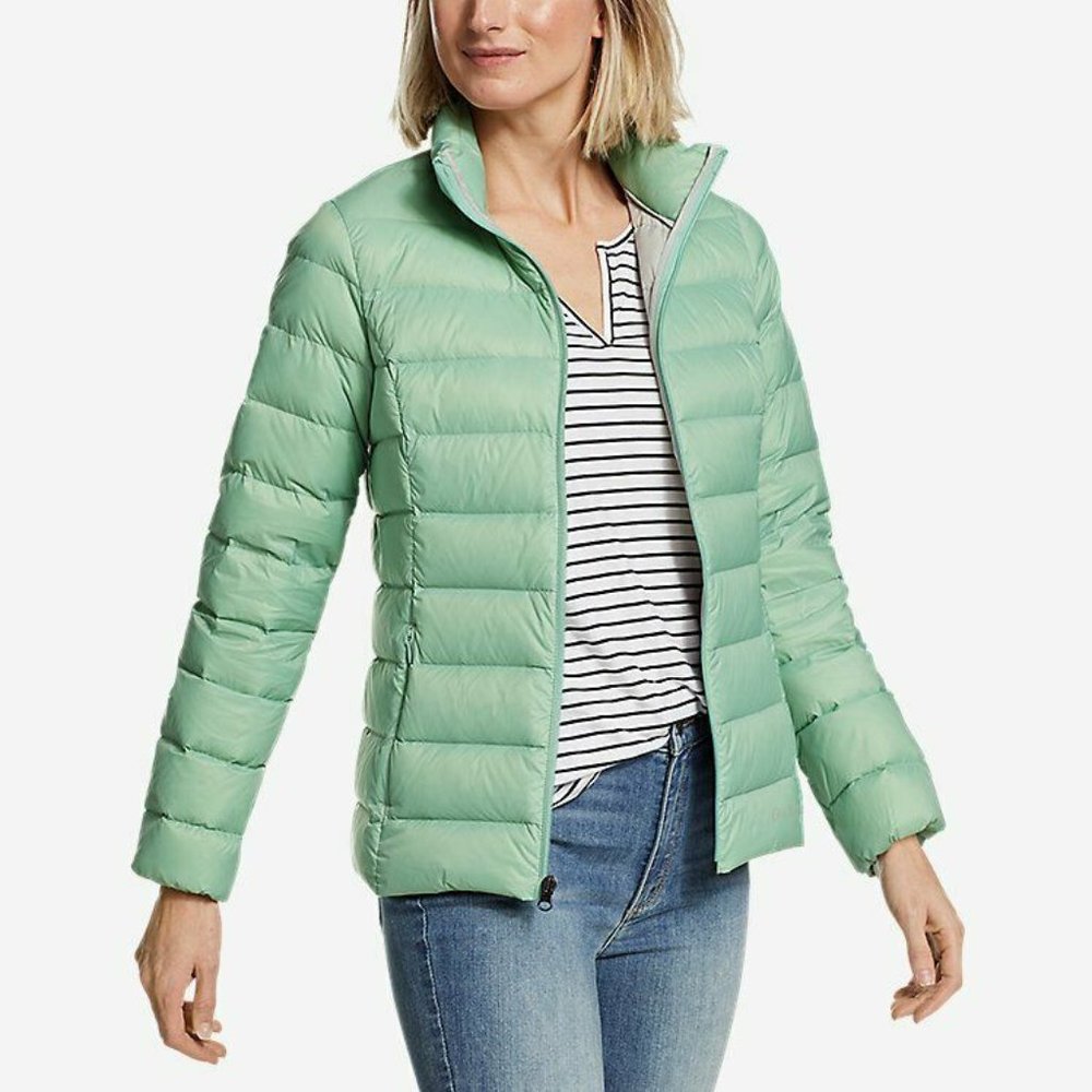 Eddie Bauer CirrusLite Down Bottle Green Women S/M